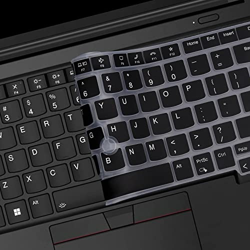 Keyboard Cover for Lenovo Thinkpad x1 Carbon Gen 11/10 14", ThinkPad X1 Yoga Gen 8/7, ThinkPad T14 T14s L14 P14s Gen 4/3, Thinkpad E14 Gen 6/5 (Not Fit T14 L14 P14s Gen 6/5/3/2/1, E14 Gen 7)-Black - color: Black