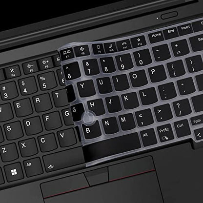 Keyboard Cover for Lenovo Thinkpad x1 Carbon Gen 11/10 14", ThinkPad X1 Yoga Gen 8/7, ThinkPad T14 T14s L14 P14s Gen 4/3, Thinkpad E14 Gen 6/5 (Not Fit T14 L14 P14s Gen 6/5/3/2/1, E14 Gen 7)-Black - color: Black
