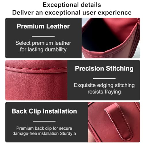 Universal Door Water Cup Holder, car Multi-Function Storage Rack, car seat Back Beverage Holder, Suitable for Water Cups, Mobile Phones, Drinks, Coffee, etc.(red) - color: red