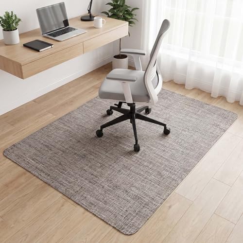 Carvapet Office Chair Mat for Hardwood Floor, 36x48 Inch Heavy Duty Floor Protector, Non Slip Desk Chair Mat for Rolling Computer Gaming Chairs, Easy to Clean Light Brown - color: Light Brown