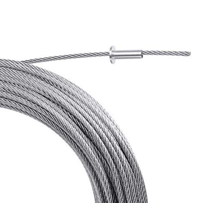 BLIKA 120 Pack Stainless Steel Protector Sleeves for 1/8" 5/32" or 3/16" Deck Cable Railing, for Wood/Composite Posts, T316 Marine Grade