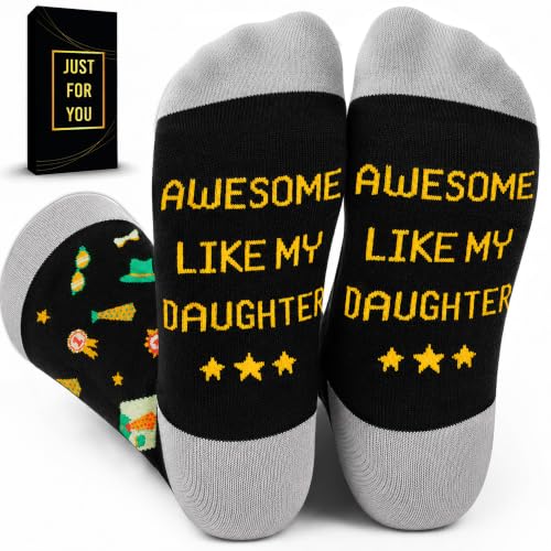 ZAGKOO Funny Socks for Men, Women - Stocking Stuffers for Men - color: Dad 1 Sock