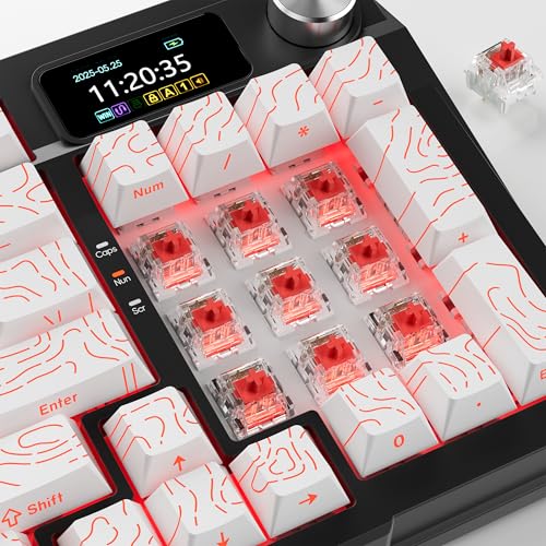 Mechanical Gaming Keyboard Red Switches,3 Pin 50gf RGB SMT Linear Switch,Dustproof and Waterproof Switch (Red,36PCS) - color: Red, size: 36Pcs