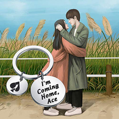TGBJE Gamer Gift Game Keychain I'm Coming Home Ace Gift