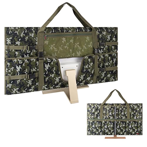 Travel Carrying Bag Compatible with 32" All-in-One Desktop Computer and 32" Monitor (Camouflage Green) - color: Camouflage Green
