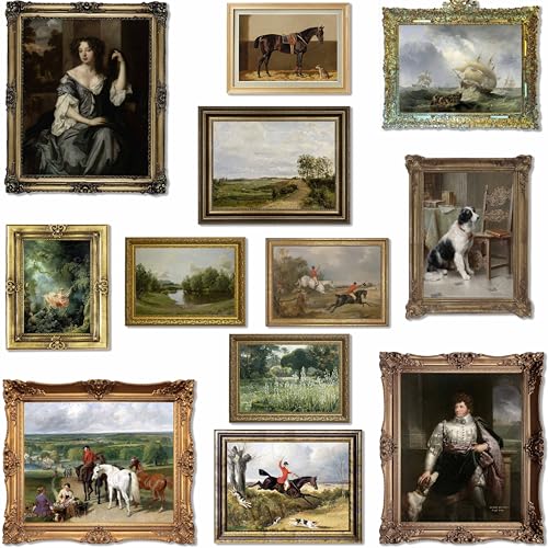 MAZUKO 12 PCS Vintage Victorian Wall Art Prints, Unframed, Perfect for Living Room, Bedroom, Dining Room, Office - color: vintage 2, size: 8 x 10 inches