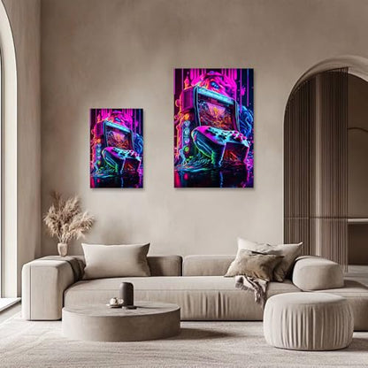 1PC Cool Gaming Poster Wall Art Wall Art for Living Room & Bedroom, 20 * 30cm/8 * 12inches Unframed
