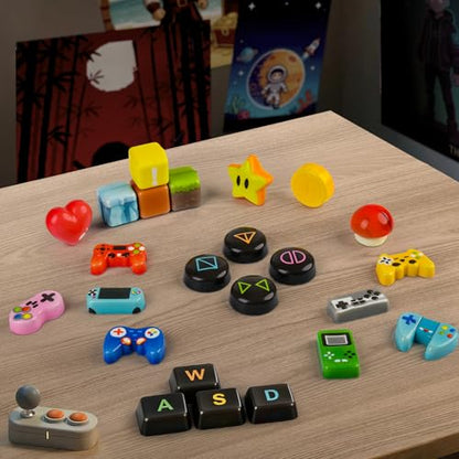 TUWUNA Video Game Party Favors 24PCS Gamer Squishy Toys | Classroom Prizes,Pinata Goodie Bag Stuffers,Birthday Gifts