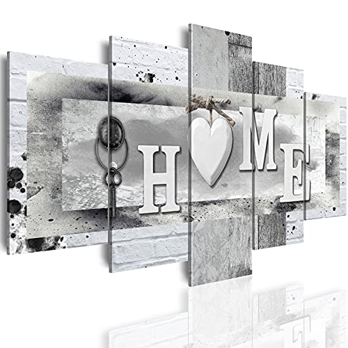LUDUHU Love Poster - Sanctuary Vintage Canvas Print Wall Art, Rustic Vintage Sweet Home Quotes Wall picture, White Home Sweet Heart Painting, modern Family Wall Decor (F,Oversize 40x20inch) - color: F, size: Oversize 40x20inch