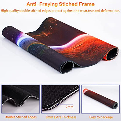 Canjoy Gaming Mouse Pad, Large Extended Mouse Pad Big Computer Mousepad for Home Office Gaming Work 31.5x15.7inch - color: Sunrise