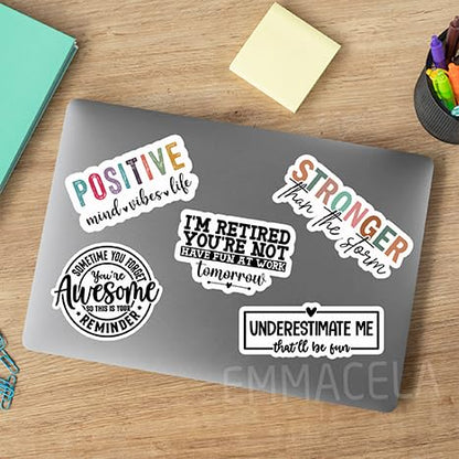 (3PCS) I Love Talking to Myself She Gets Me Sticker, Funny Sarcastic Stickers - Waterproof Vinyl Decal for Laptop, Tumbler, Water Bottle, Scrapbook, Gift for Women, Introvert 3" x 2.7 " - color: I Love Talking to Myself She Gets Me
