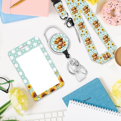Diamond Yak for ID Badge Holder, Diamond Yak ID Badge Holder with Heavy-Duty Retractable Reel Clip, Gift for Teacher Nurse Adult - color: Diamondyak-blue