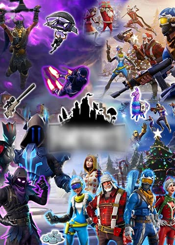 Battle Royale Video Game Themed Bedroom Wall Decor Art Prints and Posters Gaming Posters for Teen Boys Room Decoration,Boys Gifts and Birthday Party Supplies Set - Unframed Version 16" x 24"inch Canvas Pictures Poster for Kids Room(16x24inch,Blue)