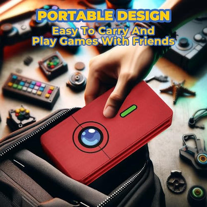FUNLAB 48 Switch 2 Game Case Compatible with Nintendo Switch 2/1 & Micro SD Cards, Switch Game Card Holder Cartridge Case with 48 Game-Card Storage - Red