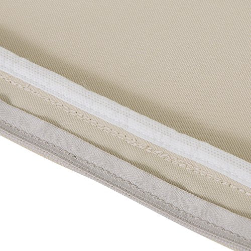 Classic Accessories Montlake FadeSafe Water-Resistant Patio Lounge Back Cushion Cover, 23 x 20 x 4 Inch, Antique Beige - color: Antique Beige, size: 21 x 20 x 4 Inch