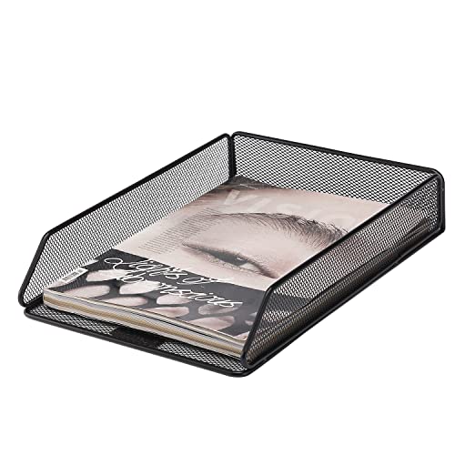 Mr. Pen- Mesh Desk Organizer, Single Tray Desktop Organizer | Letter Tray Desk Organizer, File Organizer for Desk, Paper Organizer for Desk, File Holder, Paper Tray Organizer, Letter Tray