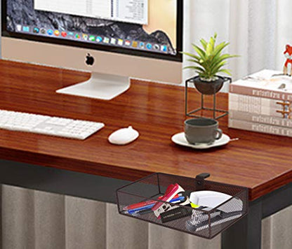 Clip-on Drawer organizers (2 pack), desk organizer, can be clipped around the table to store small items (Bronze Gold) - style: 2 pack