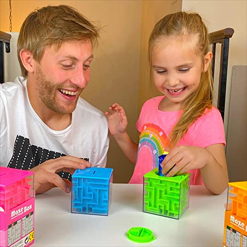 12 Pack Money Maze Puzzle Box for Cash Gift, Fun Ways to Give Money as A Gift, Great for Birthday, Valentine's