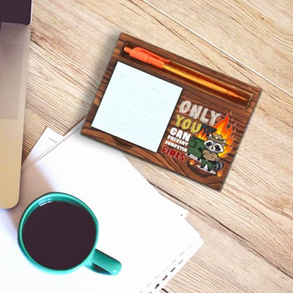 Team Appreciation Desk Gift, Funny Sticky Note Holder for Office Coworker Group, Memo Pad Holder Organizer for Work Desk STYW9 - style: Team Appreciation Desk Gift