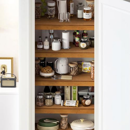 Gashell Wire Shelf Covers, Bamboo Wire Rack Covers for Pantry, Closet (5pcs, 30" W x 12" D) - size: 30"W x 12"D