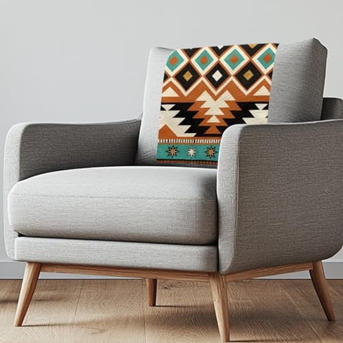 Aztec Tribe Geometric Star Print Headrest Cover for Recliner Chair, Recliner Headrest Protector 16.53 x 26.18 inch Sofa Head Protector Furniture Protectors for Recliners Sofa Slipcovers - color: Aztec Tribe Geometric Star