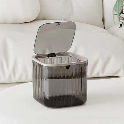 Mini Trash Can with Lid,Removable Small Garbage Can， Ultimate Mini Desktop Storage Box, Tiny Trash Can for Car, Bathroom, Kitchen or Bedroom