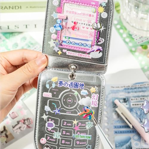 Monsoon Postbox Sticker Book, 30 Sheets Japanese Decals | Glossy, matte, textured finishes; clean-edge cuts; journals, scrap albums, planners, prayer, vision boards, cards, crafts - color: Dream Monsoon