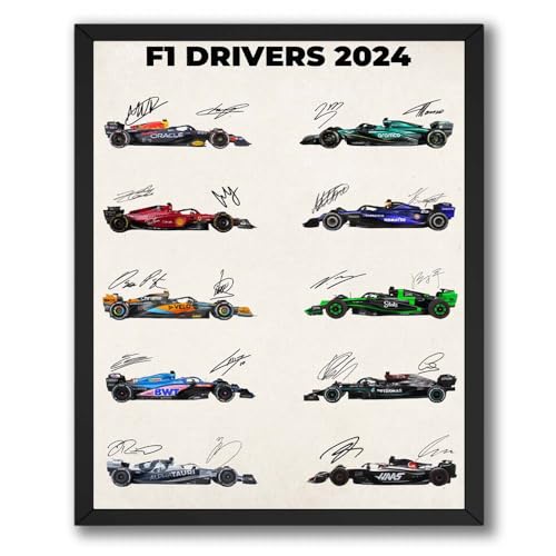 InkFlow Posters Car Racing Poster - Sports Car Racing Art - Gift for Men, Women - Great Wall Decor for Garage, Living Room or Office - 24x32 Unframed Canvas Print - color: Style-05, size: 24"L x 32"W