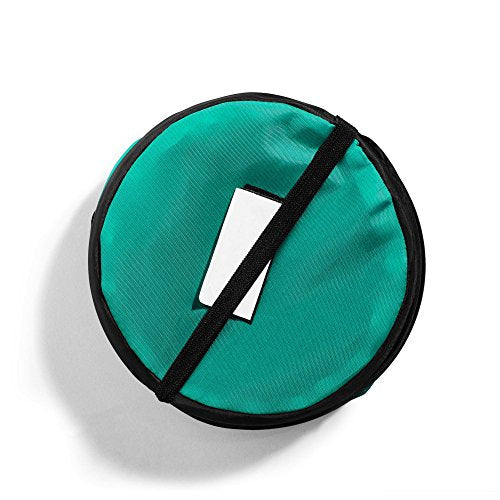 FH Group Automotive Waterproof Portable Collapsible Small Trash Can Garbage Container fits Most Cars,Polyethylene, SUVs, and Trucks Mint Universal fit - color: Mint, style: Small
