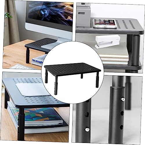 ARTIBETTER Adjustable Monitor Stand Riser with Storage Shelf 3 Height Levels Stable Non-Skid Computer Monitor Stand 14.6 X 9.3 X 5.5 Inches
