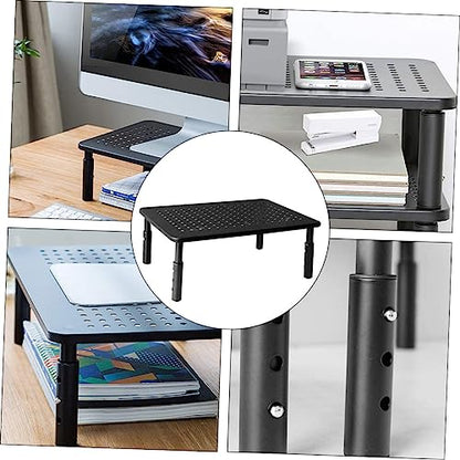 ARTIBETTER Adjustable Monitor Stand Riser with Storage Shelf 3 Height Levels Stable Non-Skid Computer Monitor Stand 14.6 X 9.3 X 5.5 Inches