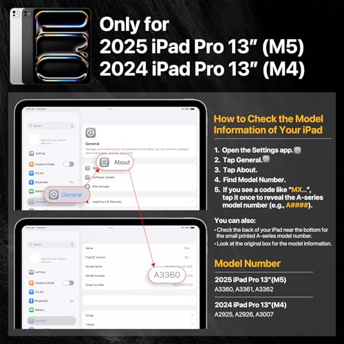 MAGEASY CoverBuddy Lite Case that Fits Magic Keyboard foriPad Pro 13" (M5 2025 / M4 2024, 8th 7th Gen) Magic Keyboard Compatible iPad Case with Seamless Closure & Magnetic Pencil Holder (Black 1.2) - color: Black, size: M4/M5 iPad Pro 13"