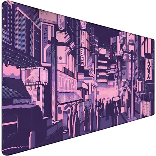 Large Mouse Pad, Office Desk Pad Gaming, Durable Waterproof Non-Slip Base Long XXL Large Gamer DeskMat for Home Office Gaming Work, Kyoto - color: Kyoto, size: 31.5" x 15.7"