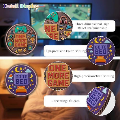 16Pcs Gamer Decision Maker Coin - Ultimate Gamer Gift for Men, Fun Stress Relieving Gaming Accessory for Boyfriend, Husband, Gamers, Ideal Novelty Gift for Birthday, Christmas, Valentine's Day