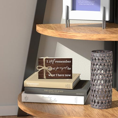 Decorative Books For Home Decor, Coffee Table Faux Wood Book Stack Decor, I Still Remember Modern Stacked Book Decor, Stacked Display Books For Shelf Mantel Nightstand Display, Three Pieces -C(09) - style: I still remember -04