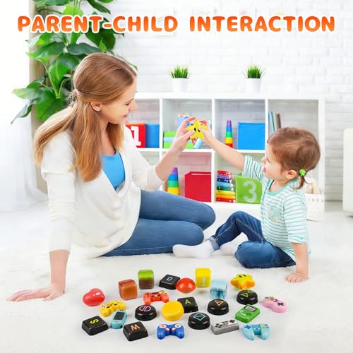 TUWUNA Video Game Party Favors 24PCS Gamer Squishy Toys | Classroom Prizes,Pinata Goodie Bag Stuffers,Birthday Gifts