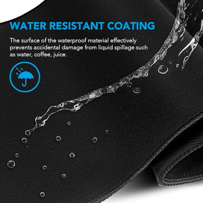 Large Mouse Pad, Desk Mat with Non-Slip Rubber Base, Waterproof Gaming Mousepad with Stitched Edges, XXL Computer Long Keyboard Mouse Mat for Gamer, Office & Home, 31.5" x 15.7", Black - color: Black, size: 31.5" x 15.7"
