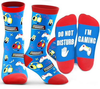 ZAGKOO Funny Socks for Men, Women - Stocking Stuffers for Men - color: Gaming 2