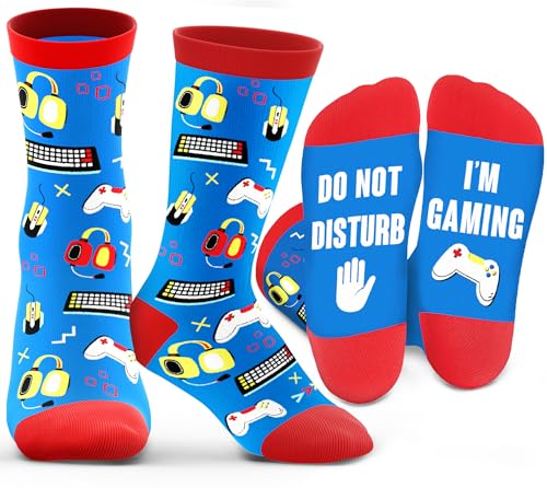 ZAGKOO Funny Socks for Men, Women - Stocking Stuffers for Men - color: Gaming 2