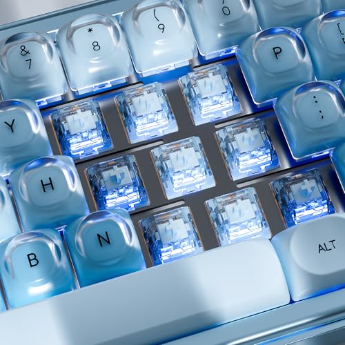 ZhouWang Dreamlike Blue Switch,3 Pin Replacement Pre-Lubricated Dustproof Clicky Keyboards Switch,Suitable clickers for 3D Prints and MX Mechanical Keyboard（36Pcs） - color: Dreamlike(Clicky), size: 36Pcs