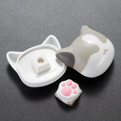 SYA ZOMOPLUS Cute Keycaps,Novelty Cat-Claws Keycap 3D Model OEM Profile Keyboard Keycaps Custom Key Caps for Cherry MX Switches Mechanical Gaming Keyboard Catpaw ESC-Key Keycap(Ragdoll1pcs) - color: Ragdoll-1pcs