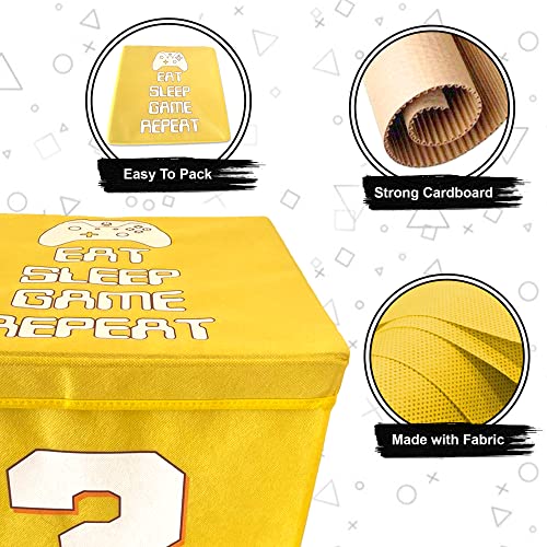 Generic Super Gaming 13' Glowing Storage Box - Perfect for Gaming, Parties, Birthdays - Medium
