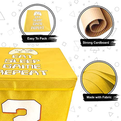 Generic Super Gaming 13' Glowing Storage Box - Perfect for Gaming, Parties, Birthdays - Medium