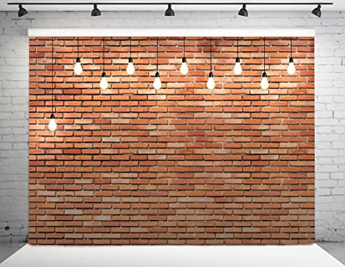 10X8FT Red Brick Wall Backdrop Photography Backdrops Vintage Photo Backdrop Studio Photo Background DH-194 - size: 10X8FT