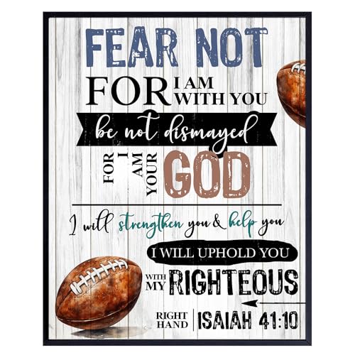 Jigsaw Wooden Puzzle 1000pcs Christian Art Boys Bible Verse Scripture Wall Art Christian Gifts Football Religious Quotes Impossible Hard Difficult Challenging Puzzles for Adults,Funny Puzzles - color: Pt019