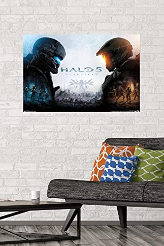 Trends International Halo 5 - Key Art Wall Poster, 34L x 22.4W, Premium Poster & Mount Bundle - color: Premium Poster & Mount Bundle, size: 34"L x 22.4"W