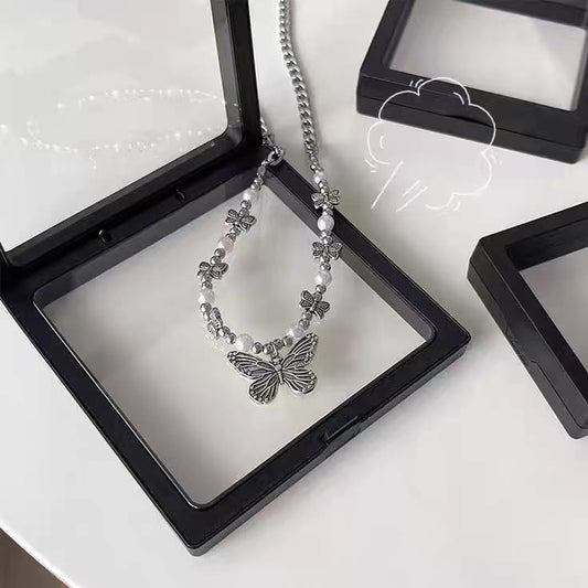 12PCS 3D Floating Frame Display Stand, Jewelry Box, Gift Box, Ornament Organizer, Small Travel Jewelry Box, PE Film Anti-Oxidation, Suspended Display Box Stackable (4.33 * 4.33, Type 1) - color: 4.33*4.33, Type 1