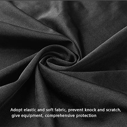 Indoor TV dust cover, elasticity soft cloth adaptive screen size 40/41/42/43/44/45 inches protective cover black, suitable for most brands of monitors (40-45 inches)