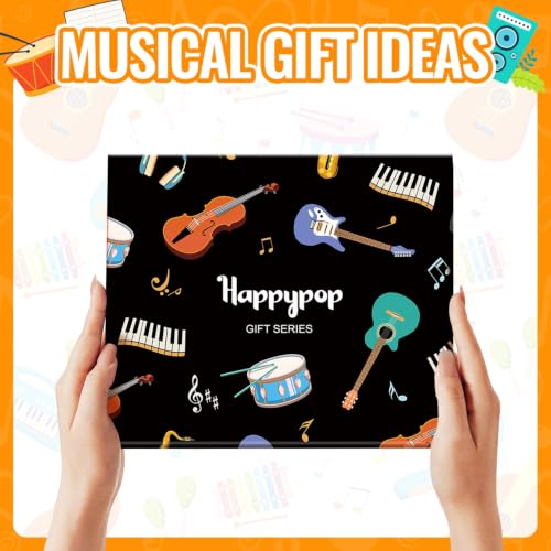 HAPPYPOP Music Gifts for Music Lovers - Guitar Saxophone Violin Socks for Musicians Players - color: Bass Super Power