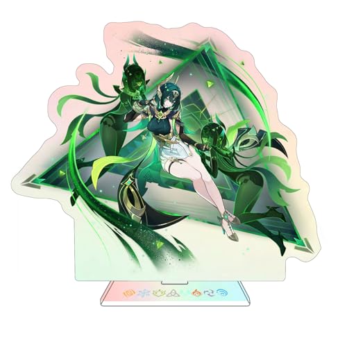 Rainteam Characters Acrylic Stand Figure,Colorful and Exquisite Character Design for Game Fans' Collection (Nefer) - color: Nefer